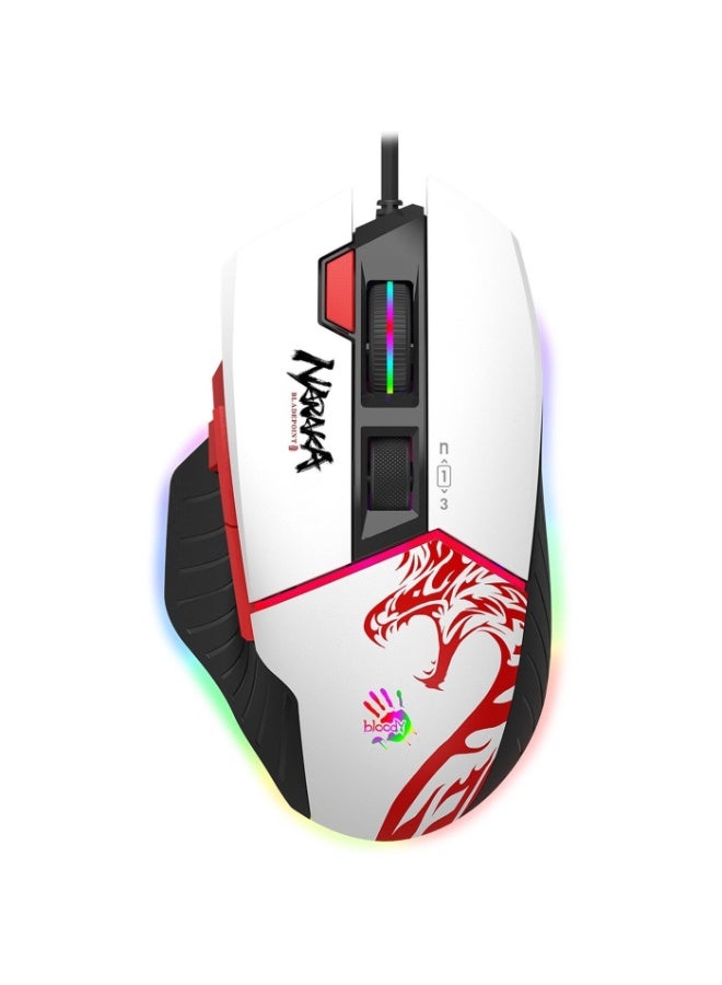 Bloody W95 Max RGB Gaming Mouse - BC3332-A Sensor 10,000 DPI 2,000 Hz Report Rate 4 Core Activated - 4 Types LOD Setting - Extra Fire Button - Image 1